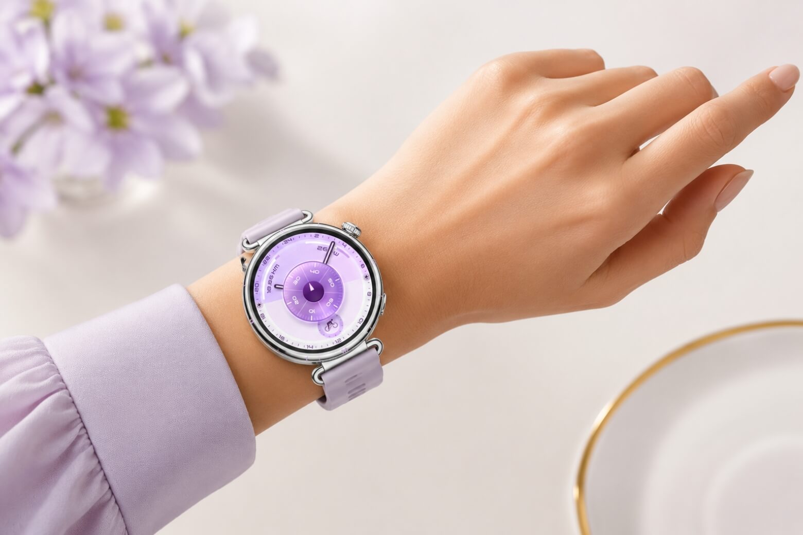 Trên tay HUAWEI Watch GT6 41mm cảm giác đeo cổ tay