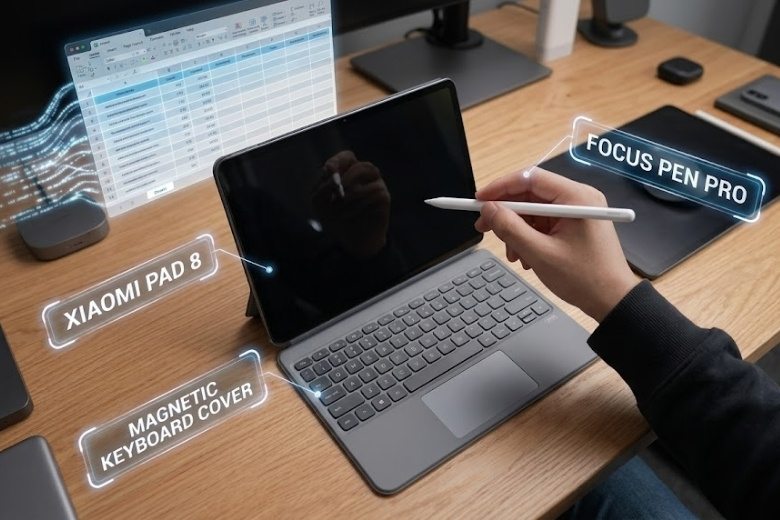 Có nên mua Xiaomi Pad 8? Đánh giá chi tiết hiệu năng và trải nghiệm 11 Combo Xiaomi Pad 8 kèm bàn phím và bút cảm ứng