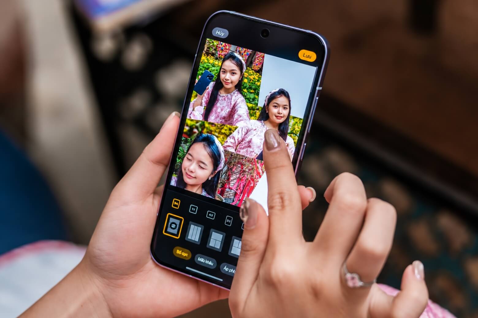 Cách dùng AI Pop-out trên OPPO Reno15 để tách nền và kéo thả trực tiếp 10 AI Pop-out trên OPPO Reno15 xử lý viền sắc nét