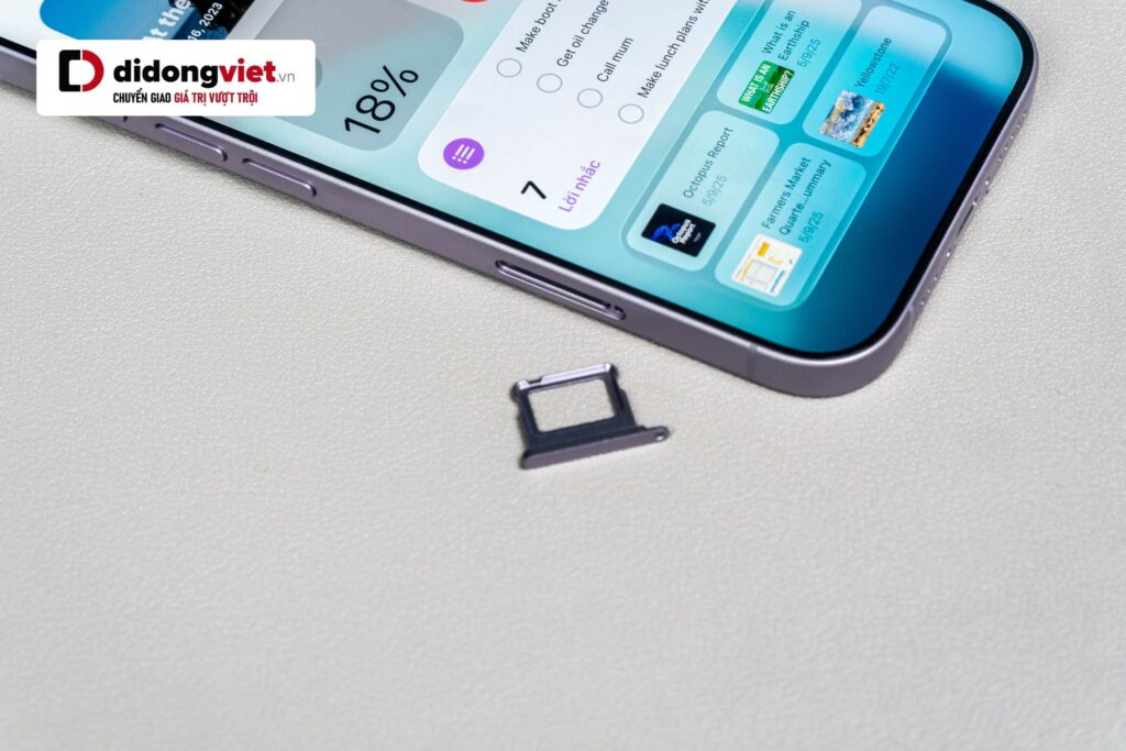 Cách gắn SIM iPhone 17 chuẩn Apple: Bí quyết giữ nguyên áp suất chống nước 11 Gắn SIM iPhone 17 đúng chuẩn ngay từ đầu giúp đảm bảo kết nối ổn định và bảo vệ an toàn cho thiết bị.
