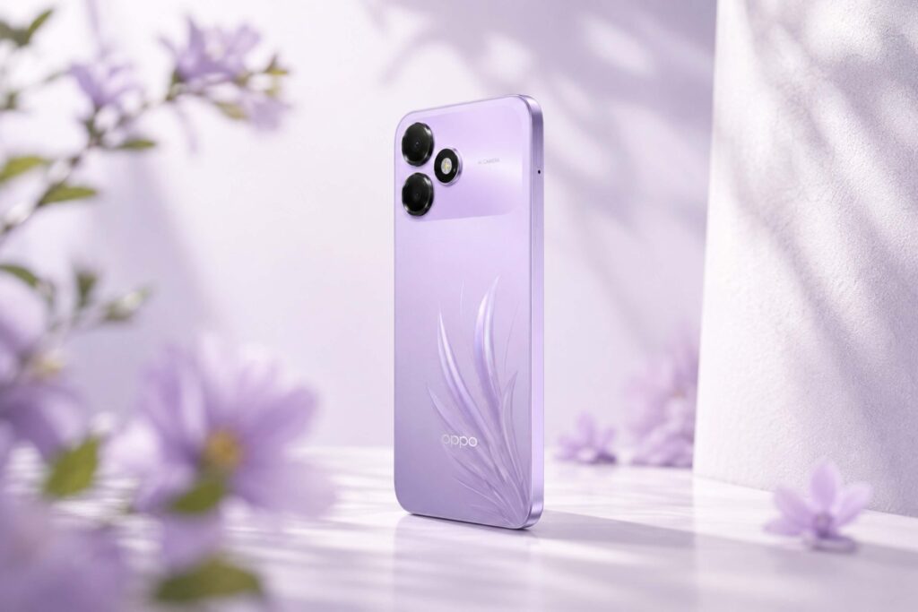 OPPO A6c sở hữu màn 120Hz 6.75 inch, chip T7250, pin 7.000 mAh bền bỉ 2–3 ngày