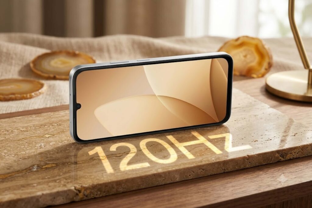 Màn hình 120Hz mượt khi cuộn và xem video, kết hợp độ sáng 900 nits giúp hiển thị rõ ràng