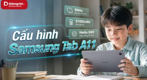 Đánh giá cấu hình Samsung Tab A11 thực tế cho nhu cầu học tập và giải trí