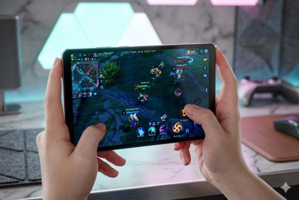 Bộ nhớ UFS 2.2 và hỗ trợ thẻ nhớ đến 2TB giúp Galaxy Tab A11 lưu trữ thoải mái và phản hồi nhanh hơn.