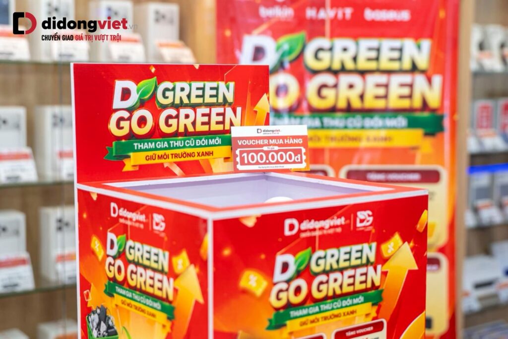 Di Động Việt Hợp Tác Cùng Nhà Phân Phối PHTD Trong Chiến Dịch "D Green Go Green": Tặng Ngay Voucher 100.000đ Lên Đời iPhone 4 d green go green di dong viet 2
