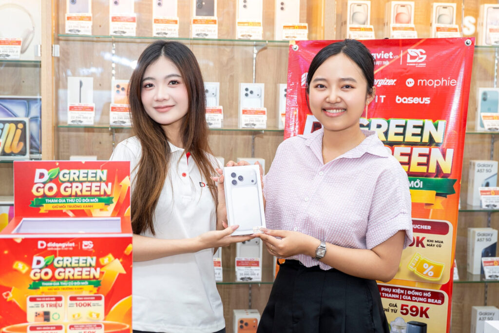 Di Động Việt Hợp Tác Cùng Nhà Phân Phối PHTD Trong Chiến Dịch "D Green Go Green": Tặng Ngay Voucher 100.000đ Lên Đời iPhone 6 Di Động Việt Hợp Tác Cùng Nhà Phân Phối PHTD Trong Chiến Dịch "D Green Go Green": Tặng Ngay Voucher 100.000đ Lên Đời iPhone