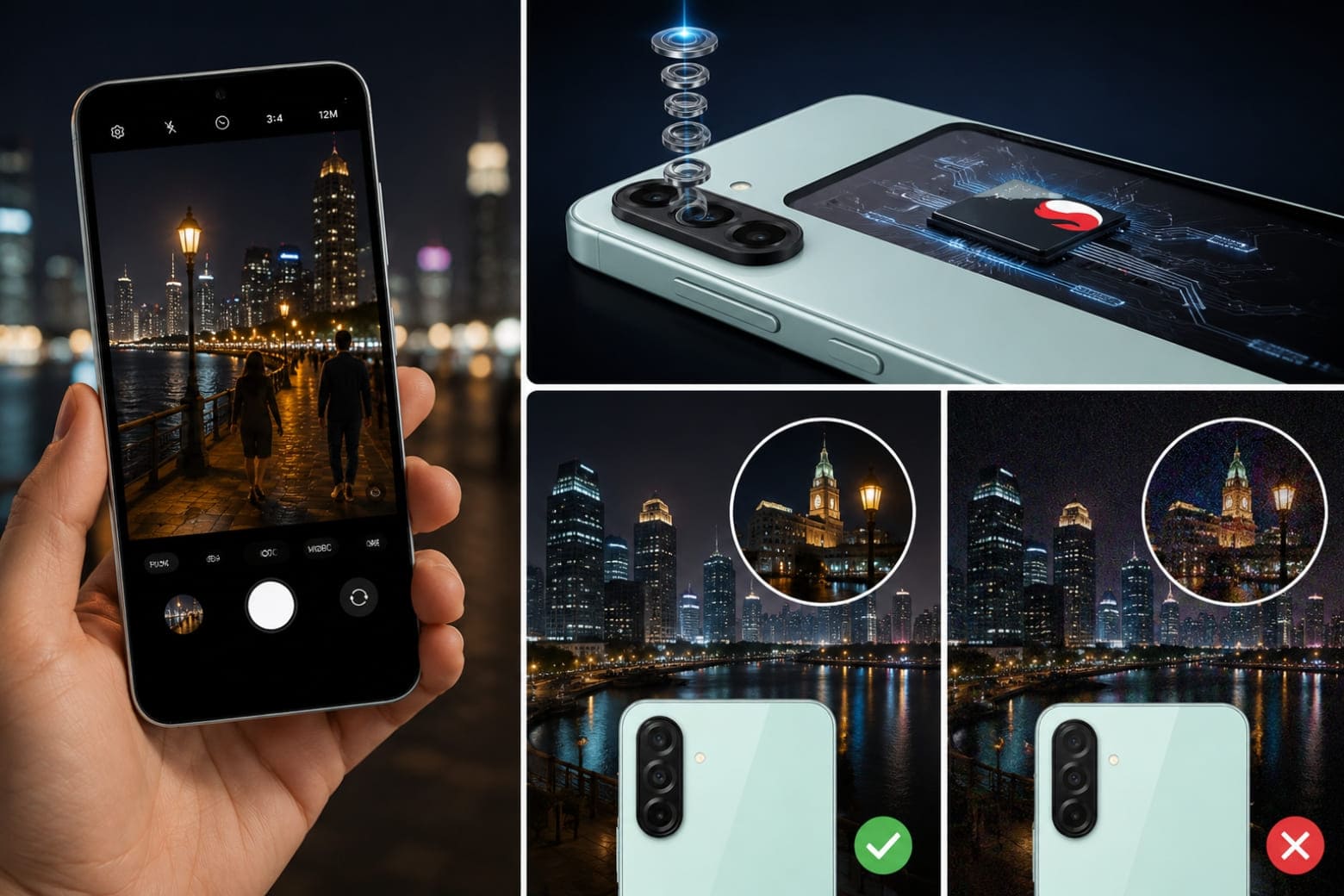 Đánh giá camera Samsung A27 5G: Chụp ảnh du lịch hè thực tế có đẹp như quảng cáo? 9 Chụp đêm với camera Galaxy A27 (Night Mode) và lưu ý phần cứng