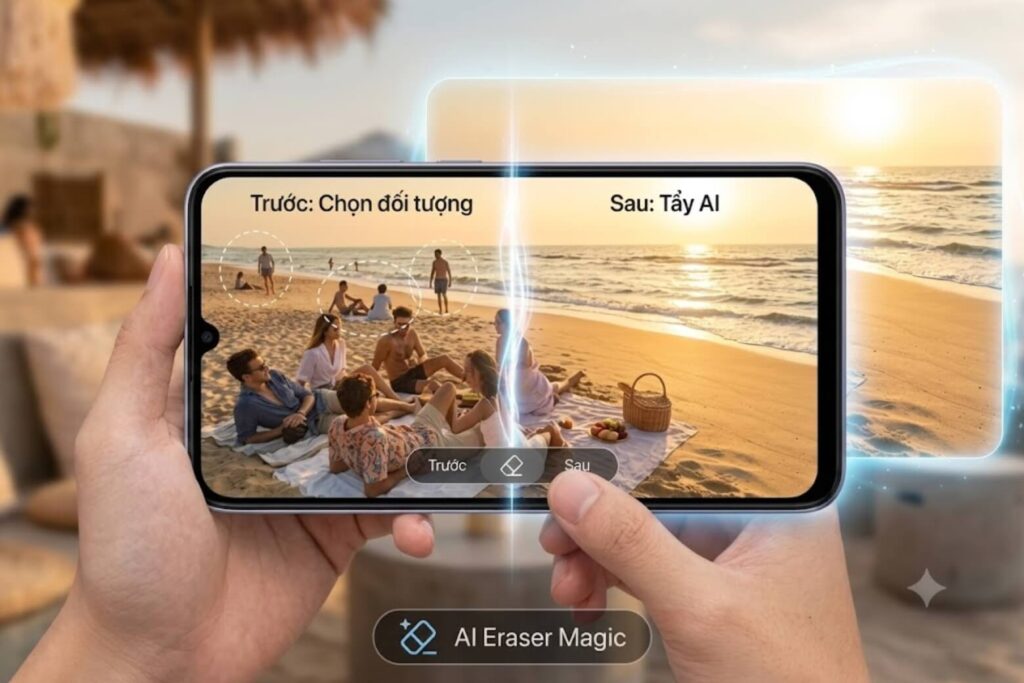 Đánh giá camera OPPO A6c: Trải nghiệm thực tế và tính thực dụng 10 AI Smart Image Matting 2.0 tách nền chính xác chỉ với một thao tác nhấn giữ.