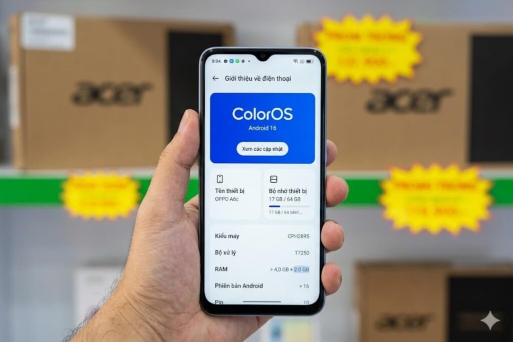 Đánh giá hiệu năng OPPO A6c qua trải nghiệm thực tế 6 Lướt mạng xã hội và đa nhiệm mượt mà nhờ bộ nhớ UFS 2.2 cùng tối ưu ColorOS.