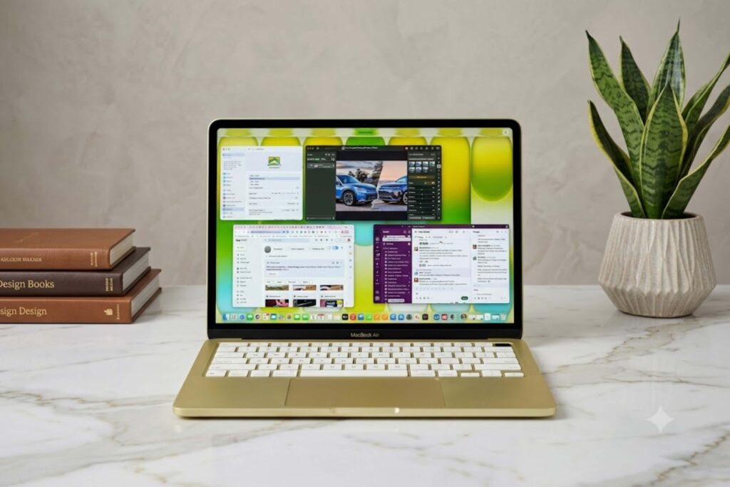 Màn hình Liquid Retina sắc nét, tối ưu học tập và giải trí nhưng chưa dành cho công việc đồ họa chuyên sâu.