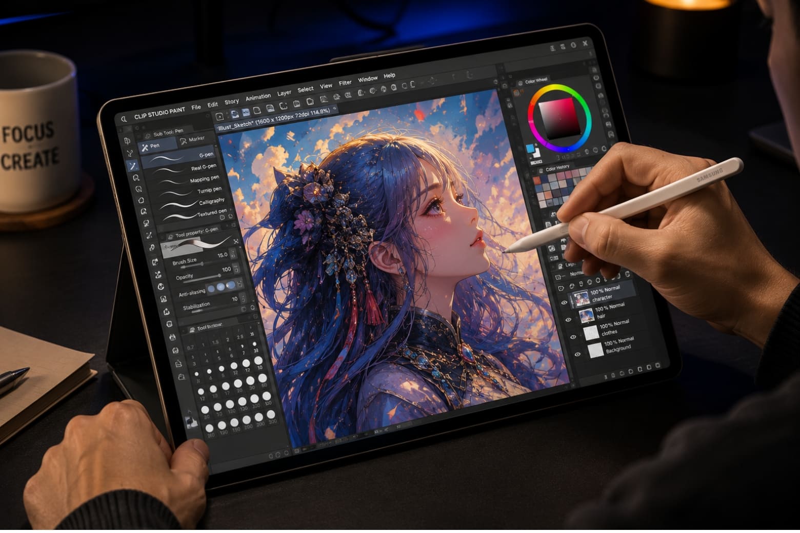 Đánh giá màn hình Samsung Galaxy Tab S11: Từ thông số lý thuyết đến trải nghiệm thực tế 7 Chất lượng màu sắc, tần số quét và tương tác S Pen