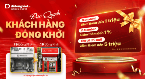 Đặc Quyền Riêng Dành Cho Khách Hàng Di Động Việt Đồng Khởi: Ngập Tràn Ưu Đãi Khủng