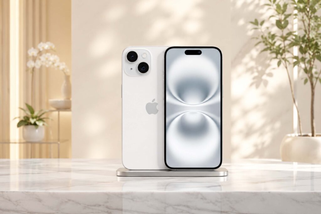 iPhone 16 màu trắng nổi bật với thiết kế bền đẹp, giữ giá tốt và hiệu năng A18 mạnh mẽ cho nhiều năm sử dụng.