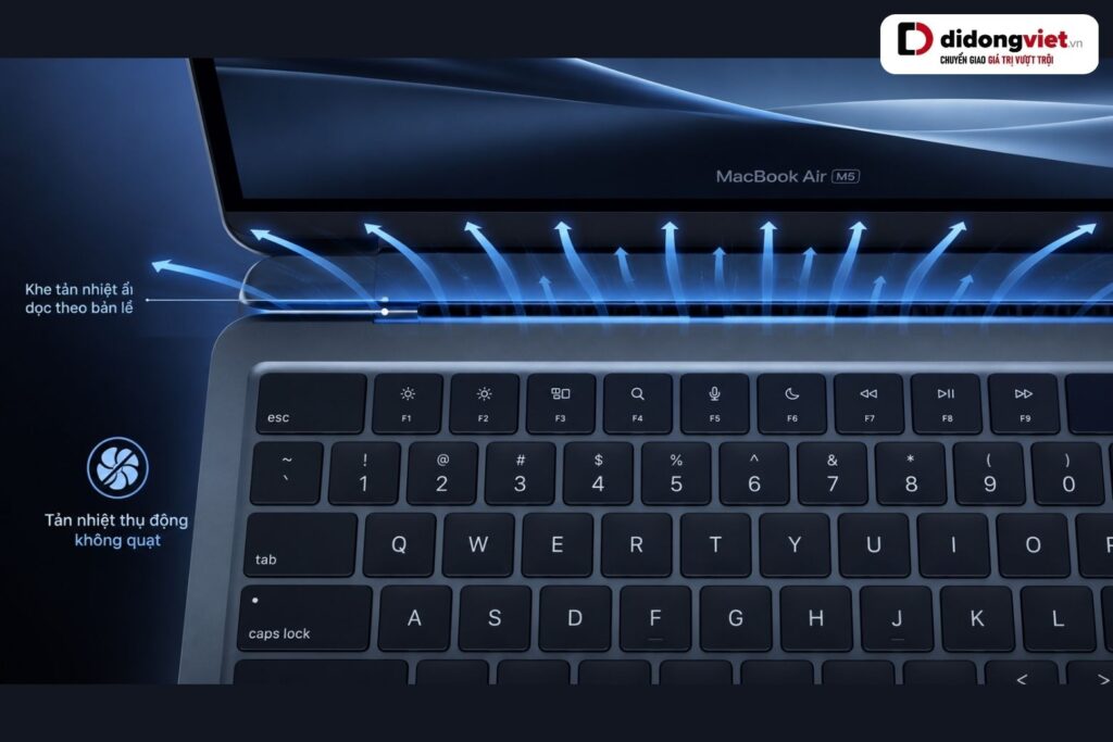 Đánh giá thiết kế MacBook Air M5: Đẹp nguyên bản, tản nhiệt và công thái học thực tế 11 đánh giá thiết kế MacBook Air M5 - tản nhiệt