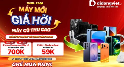 Săn deal sốc tại Di Động Việt 300 Lê Hồng Phong: Máy mới giá hời – Máy cũ thu cao, phụ kiện chỉ từ 59K Máy Mới Giá Hời - Máy Cũ Thu Cao - 300 Lê Hồng Phong - Di Động Việt