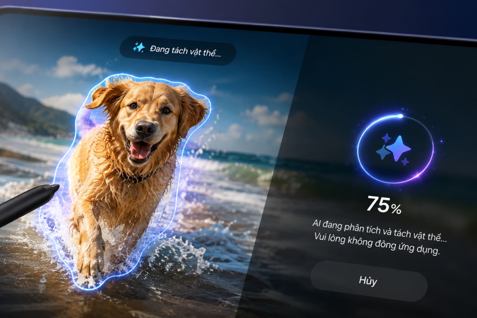 Hướng dẫn tối ưu Galaxy S26 Series: Tinh chỉnh One UI, pin và Galaxy AI 6 Giao diện tính năng chỉnh sửa ảnh bằng Galaxy AI đang khoanh vùng và xử lý vật thể