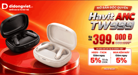 Mở bán độc quyền Havit ANC TW999 Di Động Việt
