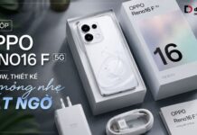 Mở hộp OPPO Reno16 F 5G: Trọn bộ phụ kiện và cảm giác trên tay thực tế Mở hộp OPPO Reno16 F 5G