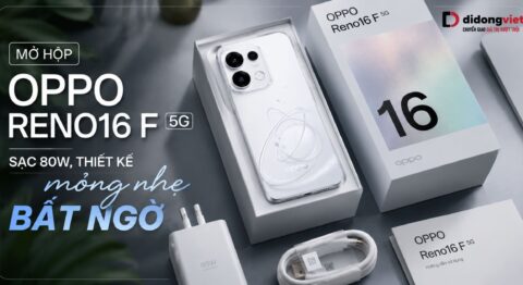 Mở hộp OPPO Reno16 F 5G