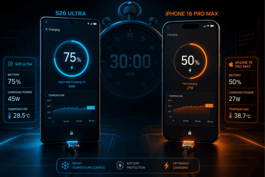 So sánh Samsung Galaxy S26 Ultra và iPhone 16 Pro Max: Chọn AI, hệ sinh thái hay giá trị bán lại? 6 So sánh Samsung Galaxy S26 Ultra và iPhone 16 Pro Max