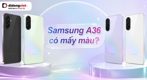 Samsung A36 có mấy màu