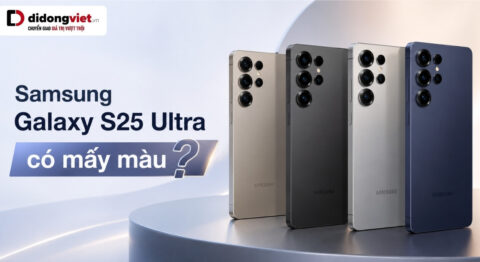 Samsung Galaxy S25 Ultra có mấy màu