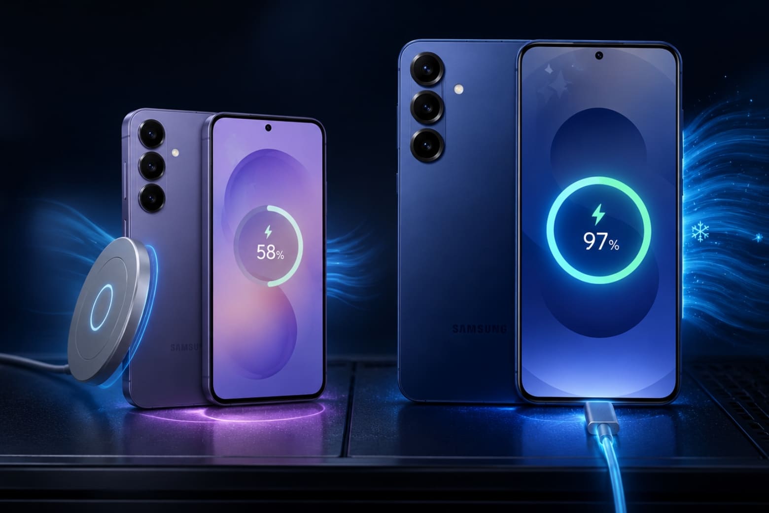 So sánh Samsung Galaxy S26 tiêu chuẩn và Samsung S25 Plus dựa trên nhu cầu sử dụng thực tế 9 Phân tích thời lượng pin tản nhiệt và tốc độ sạc thực tế