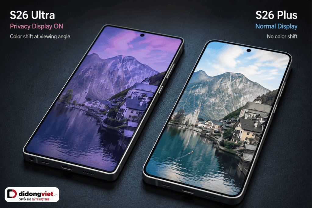 So sánh Samsung Galaxy S26 Ultra và Galaxy S26 Plus: Lựa chọn tối ưu chi phí 5 So sánh samsung galaxy S26 Ultra và Galaxy S26 Plus