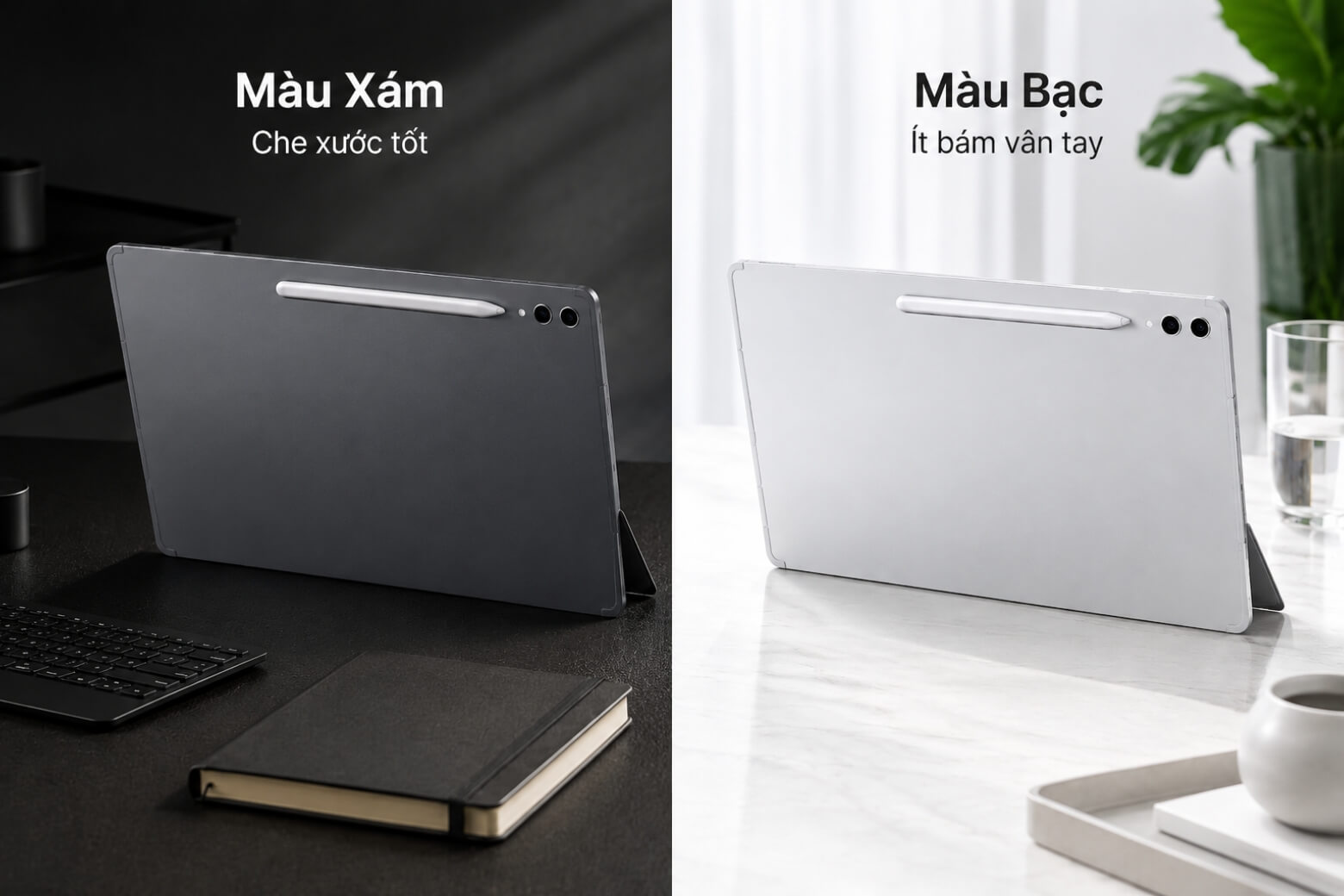 Samsung Galaxy Tab S11 Ultra có mấy màu so sánh 2 màu