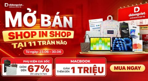 Mở bán Shop in Shop Di Động Việt 11 Trần Não: Hotsale khủng, mua combo giảm tới 5% Mở bán shop in shop di động việt 11 trần não