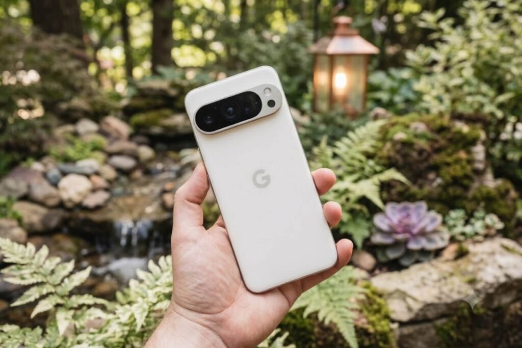 Pixel 10 Pro nổi bật với thiết kế tối giản, màn hình liền mạch và trải nghiệm hiển thị hiện đại