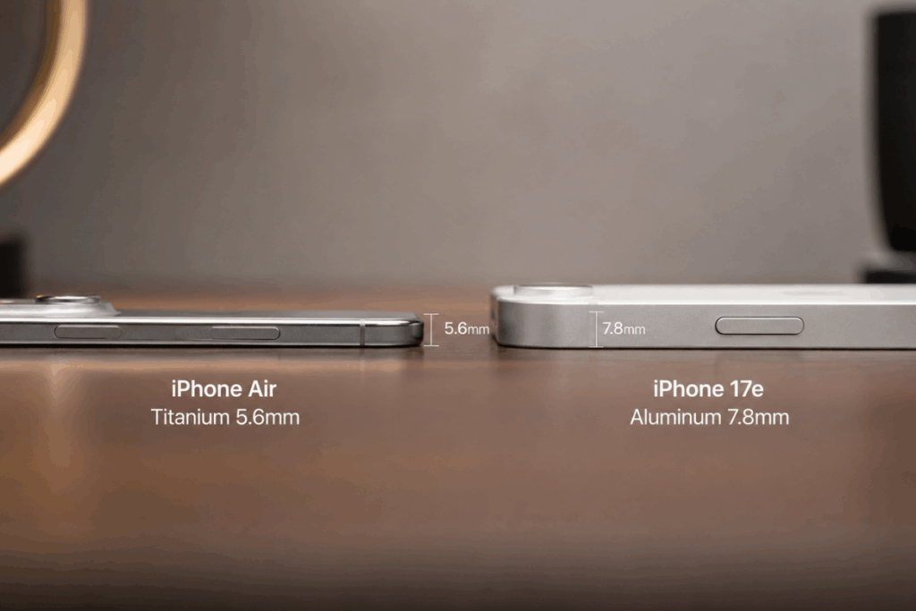 So sánh iPhone 17e và iPhone Air: Sự đánh đổi giữa thời trang và tính ứng dụng 5 So sánh iPhone 17e và iPhone Air