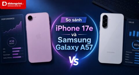 So sánh iPhone 17e và Samsung Galaxy A57 theo nhu cầu sử dụng thực tế
