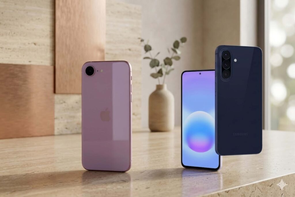Bảng so sánh thông số kỹ thuật iPhone 17e và Galaxy A57