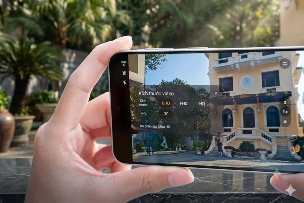 Galaxy A57 nổi bật với camera đa dụng và màu ảnh rực rỡ, sẵn sàng đăng mạng xã hội.