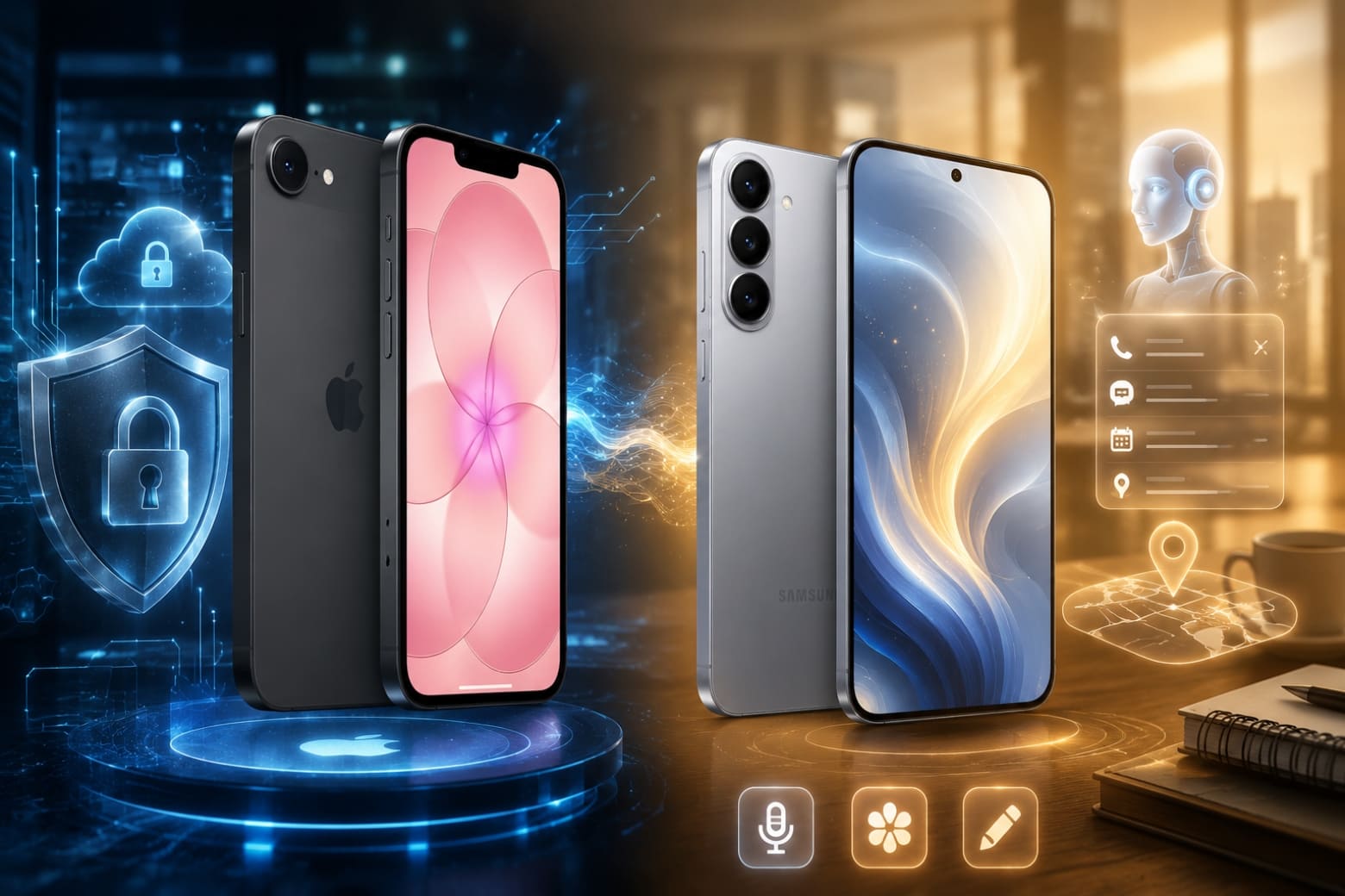So sánh iPhone 17e và Samsung Galaxy S26: Đâu là lựa chọn tối ưu tổng chi phí? 6 So sánh iPhone 17e và Samsung Galaxy S26 về hiệu năng và công nghệ AI