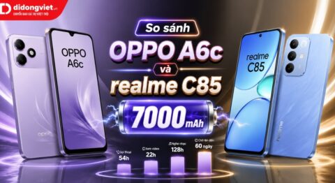 So sánh OPPO A6c và realme C85