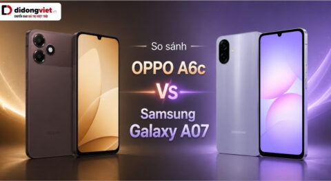 so sánh OPPO A6c và Samsung Galaxy A07