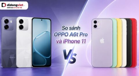 So sánh OPPO A6t Pro và iPhone 11