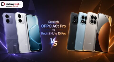 So sánh OPPO A6t Pro và Redmi Note 15 Pro