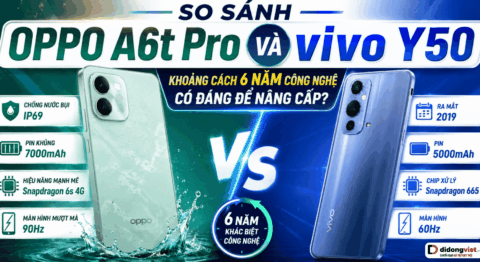 so sánh OPPO A6t Pro và vivo Y50