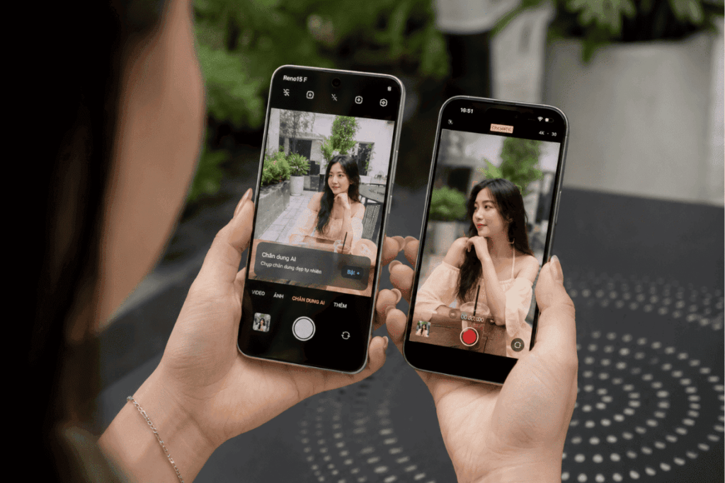 So sánh OPPO Reno15 F và iPhone 15: Chọn công nghệ mới hay sự ổn định dài hạn? 5 So sánh OPPO Reno15 F và iPhone 15