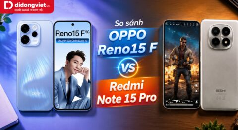 So sánh OPPO Reno15 F và Redmi Note 15 Pro: Chọn thời trang hay cấu hình cực hạn?