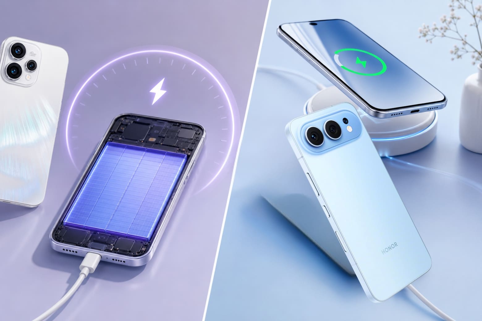 So sánh OPPO Reno15 và HONOR 500 Pro giữa lựa chọn cấu hình mạnh và trải nghiệm thực tế 8 Thời lượng pin Silicon-Carbon và tốc độ sạc thực tế