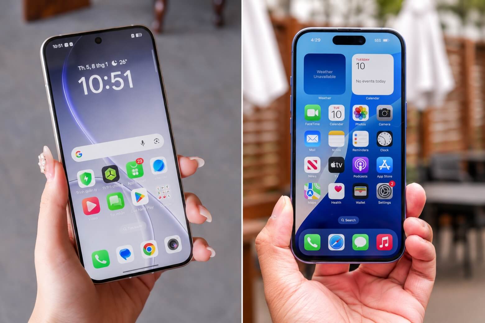 So sánh OPPO Reno15 và iPhone 16: Lựa chọn smartphone nào phù hợp với bạn? 10 So sánh OPPO Reno15 và iPhone 16 màn hình