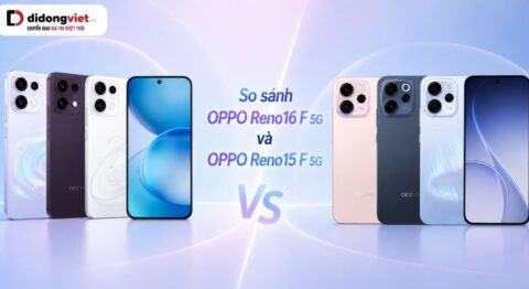 So sánh OPPO Reno16 F 5G và OPPO Reno15 F 5G