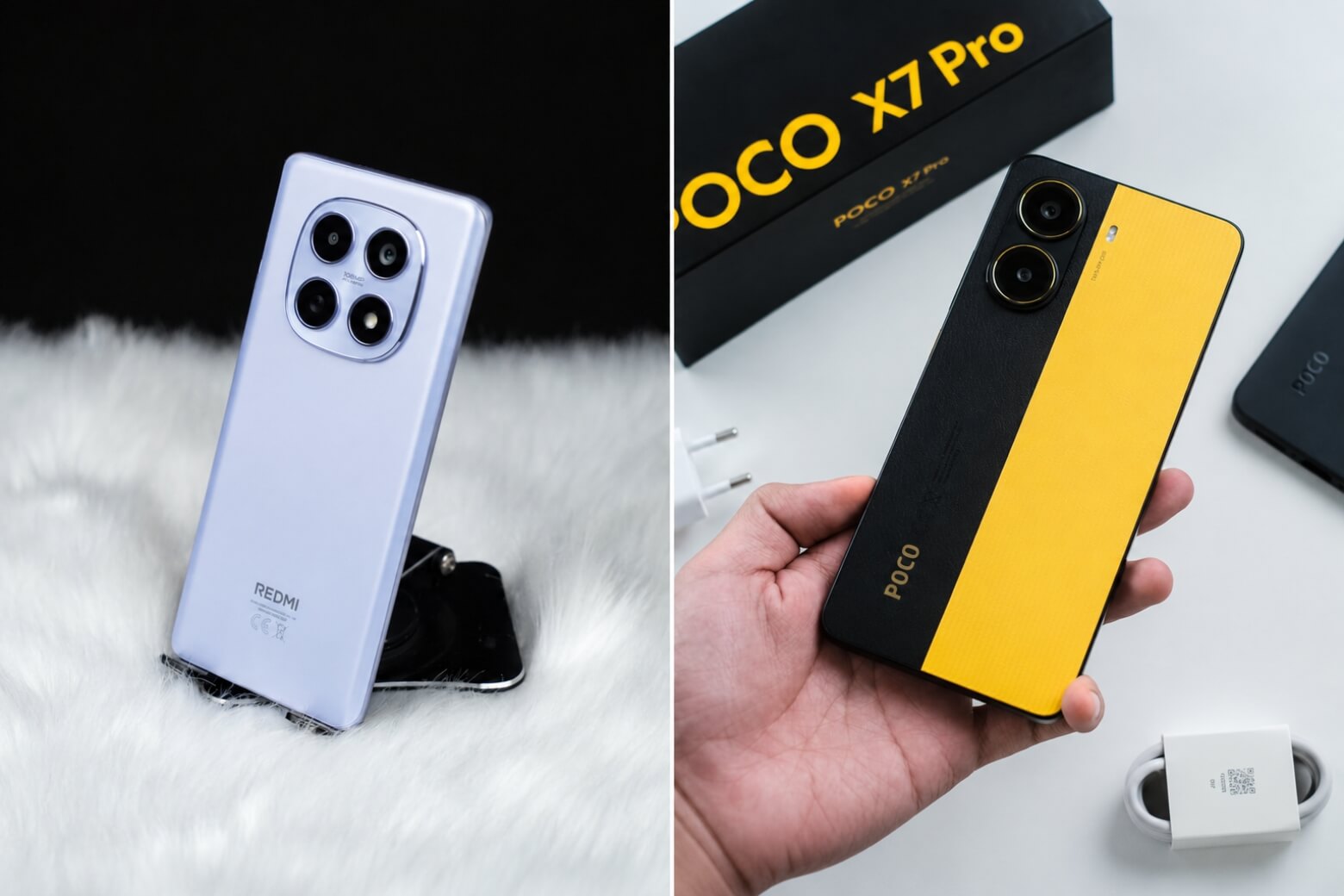 So sánh Redmi Note 15 5G và POCO X7 Pro: Chọn máy cày game hay thiết bị đa dụng? 9 So sánh Redmi Note 15 5G và POCO X7 Pro thiết kế