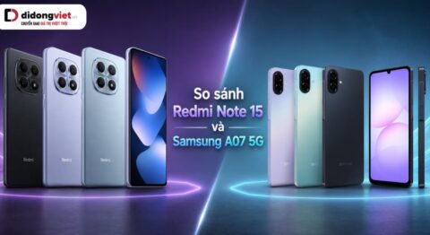 So sánh Redmi Note 15 và Samsung A07 5G