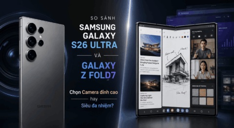 So sánh Samsun Galaxy S26 Ultra và Galaxy Z fold7