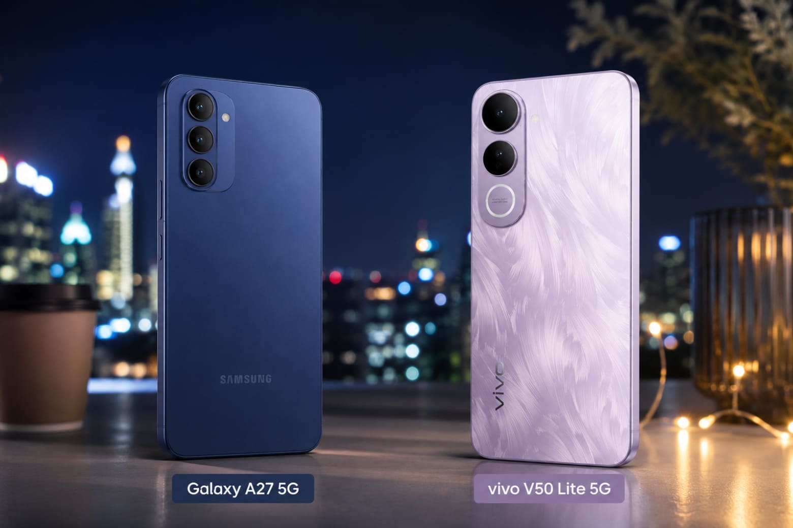 Vậy nên chọn Samsung A27 5G hay vivo V50 Lite 5G?